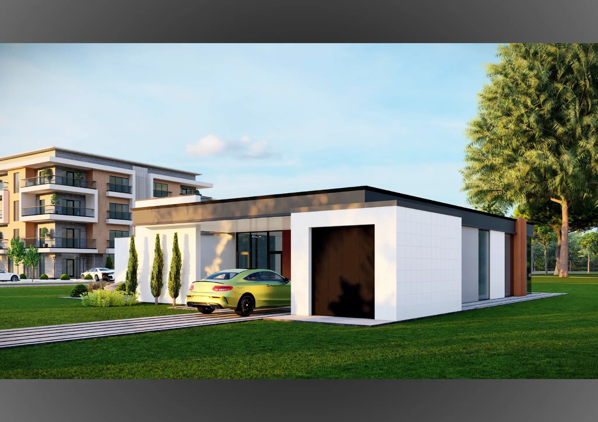 Projektansicht 5 des Einfamilienhauses Haus 1